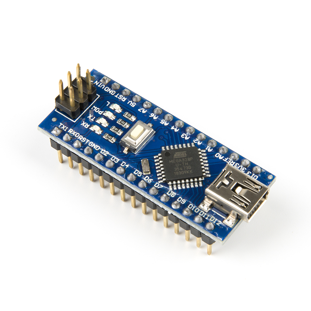 Контроллер Arduino Nano V3.0 CH340 Atmega328P-AU, с кабелем